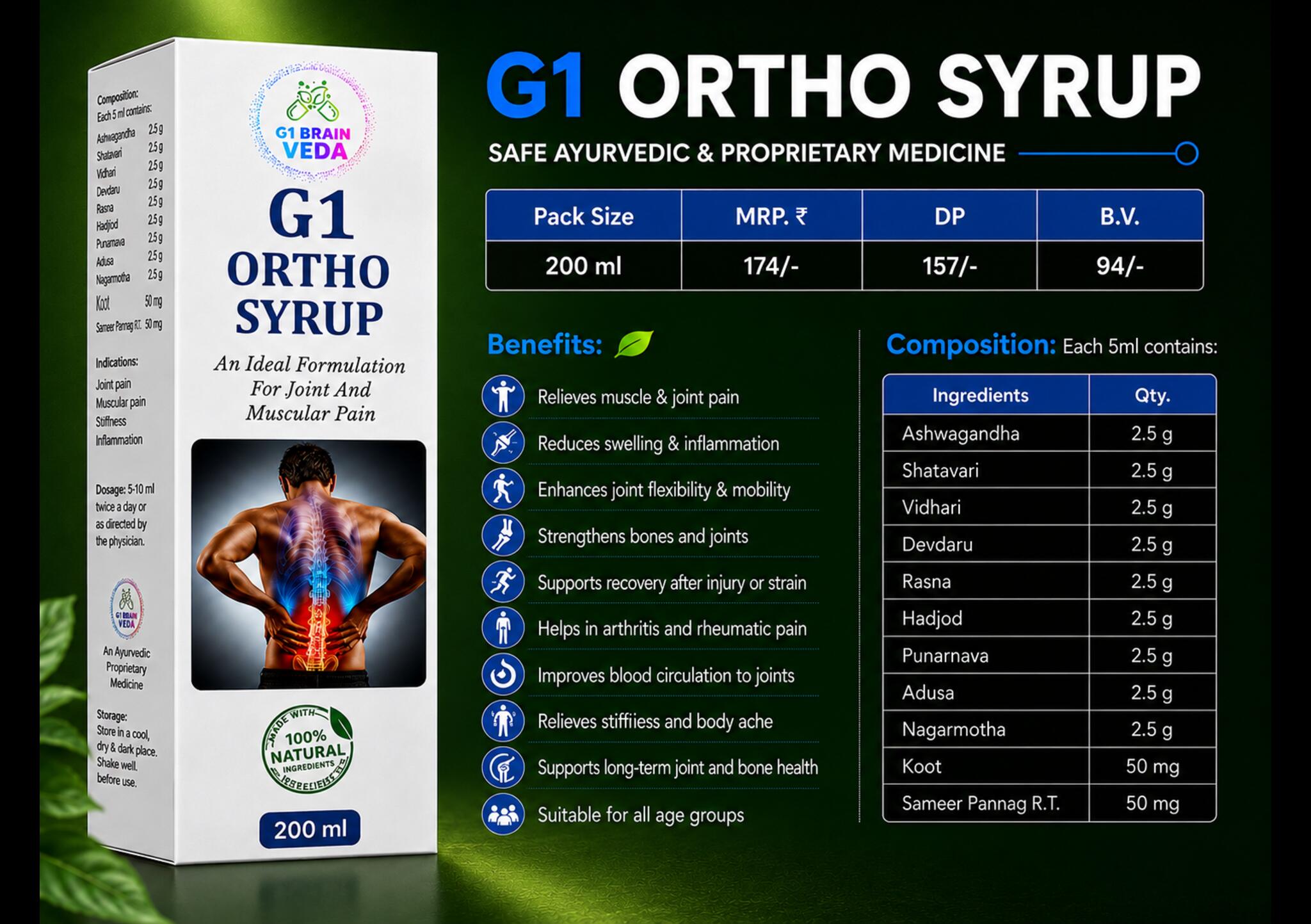 G1 Ortho Syrup