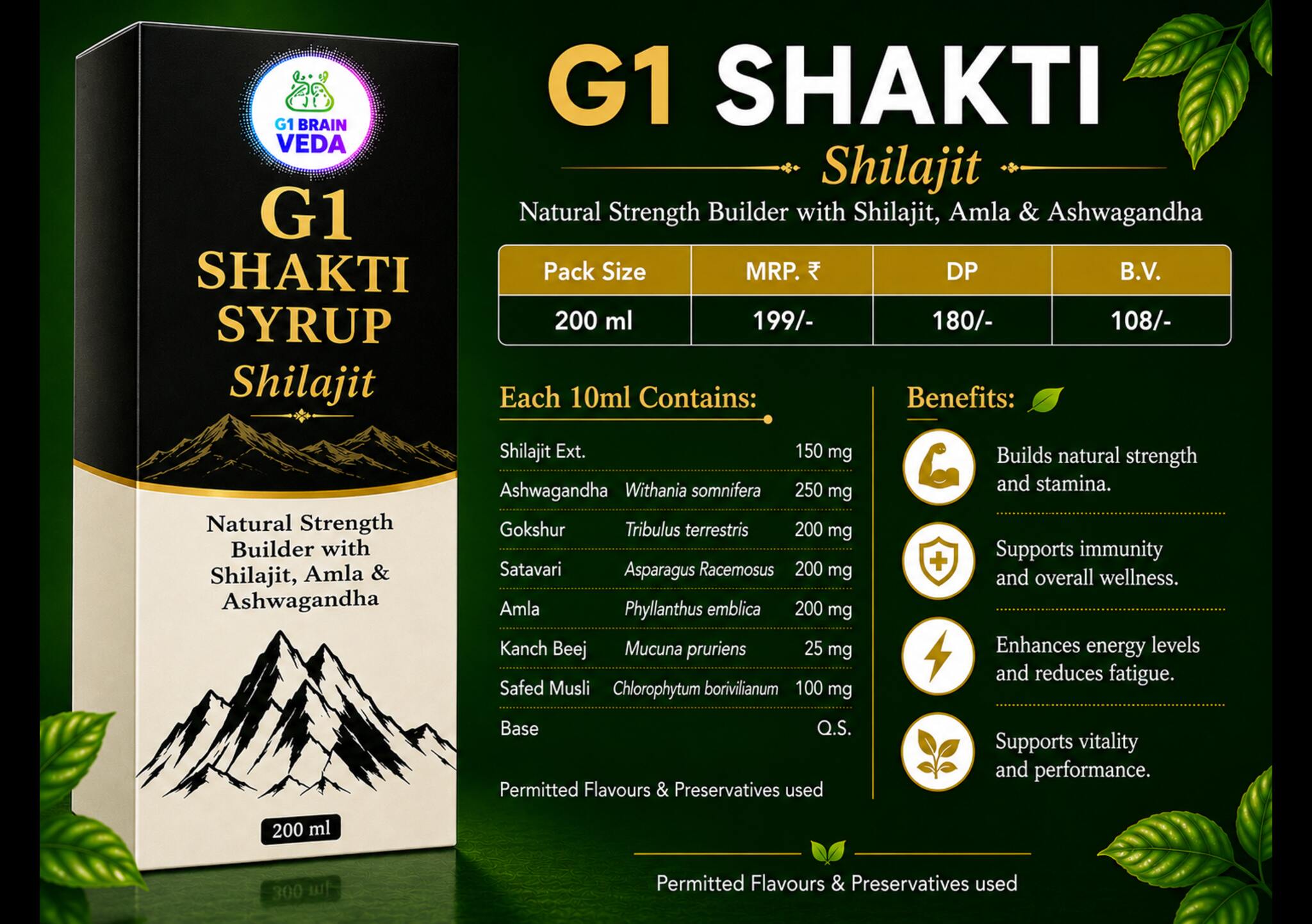 G1 Shakti Syrup